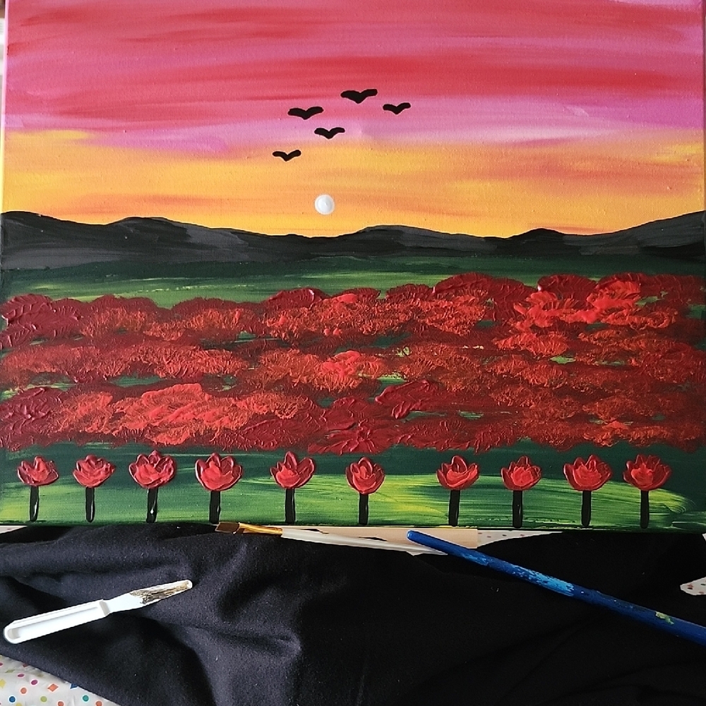 💞SOLD💞💞💞Field of flowers 🌹⚘️🌷